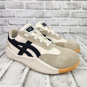 De Florence Women Sz 7 EUR 38 Comfort Vintage Italy Black White Vegan Sneakers